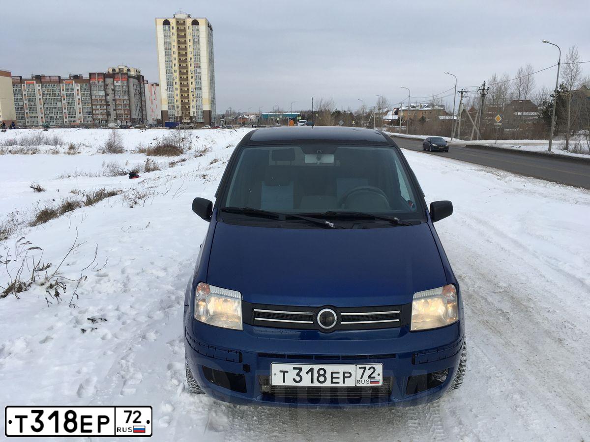 Фото автомобиля FIAT PANDA, 2007 — госномер К572ВЕ86. Цвет: синий