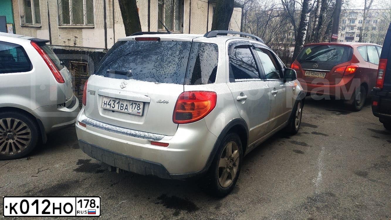 Фото автомобиля OPEL MERIVA, 2011 — госномер К012НО178. Цвет: Оранжевый