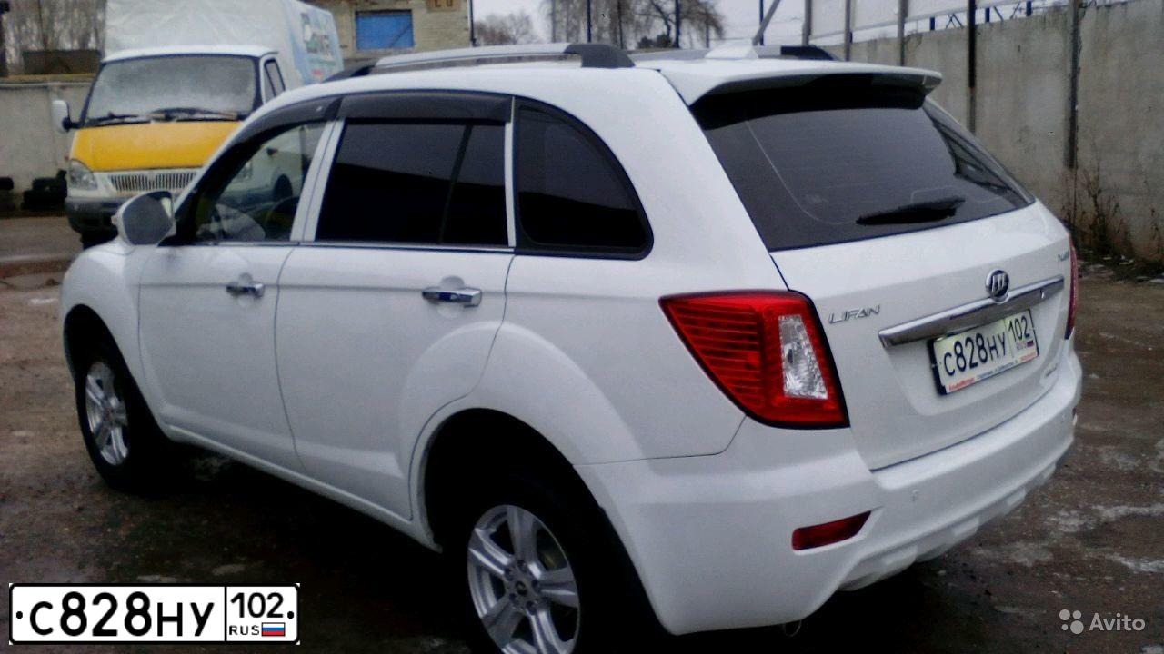 Фото автомобиля LIFAN N X 60, 2015 — госномер С828НУ102. Цвет: БЕЛЫЙ