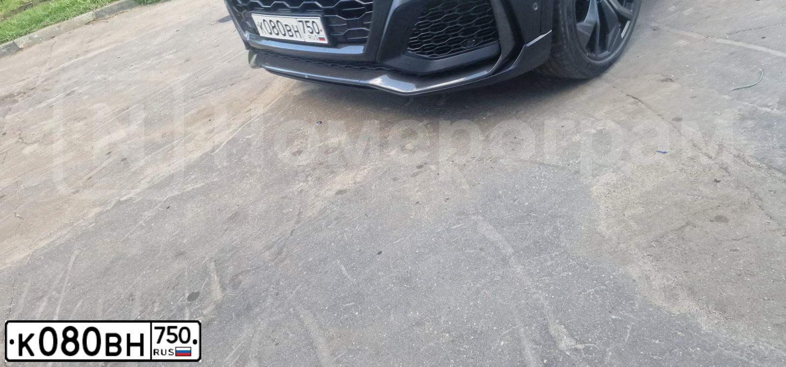 Фото автомобиля AUDI Q7, 2016 — госномер К080ВН750. Цвет: ЧЕРНО-СИНИЙ