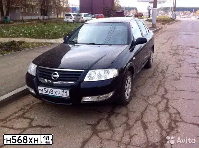 Фото автомобиля NISSAN ALMERA, 2006 — госномер Н230НР18. Цвет: ЧЕРНЫЙ