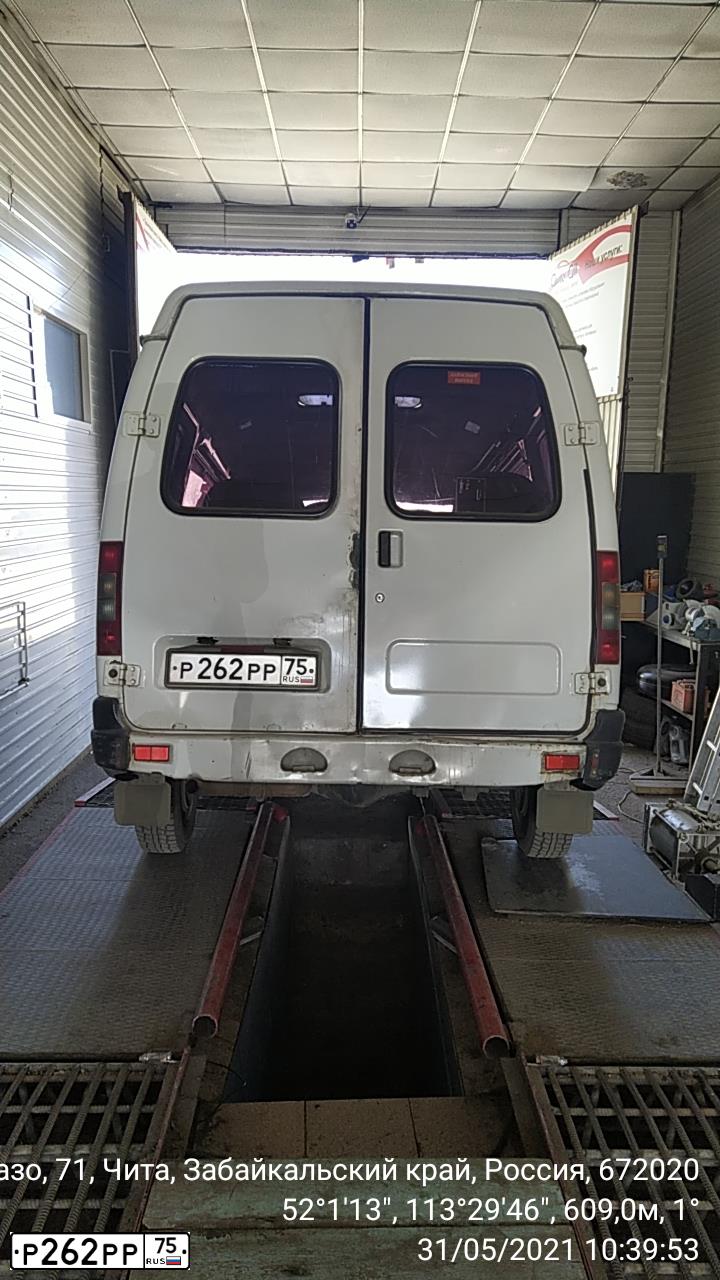 Фото автомобиля GAZ 2217 SOBOL, 2006 — госномер Р262РР75. Цвет: Белый