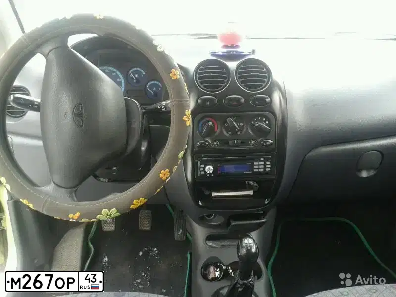Фото автомобиля DAEWOO MATIZ, 2008 — госномер М267ОР43. Цвет: СВЕТЛО-САЛАТОВЫЙ