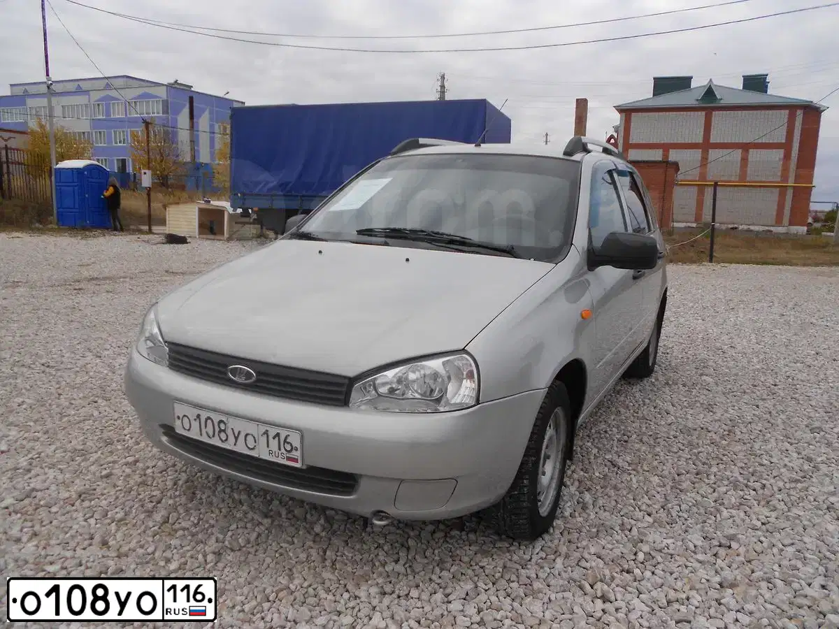 Фото автомобиля LADA 1117 KALINA, 2012 — госномер В774АК252. Цвет: СЕРЕБРИСТЫЙ