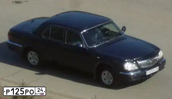 Фото автомобиля GAZ 3110 WOLGA, 2005 — госномер М186КС19. Цвет: НАУТИЛУС
