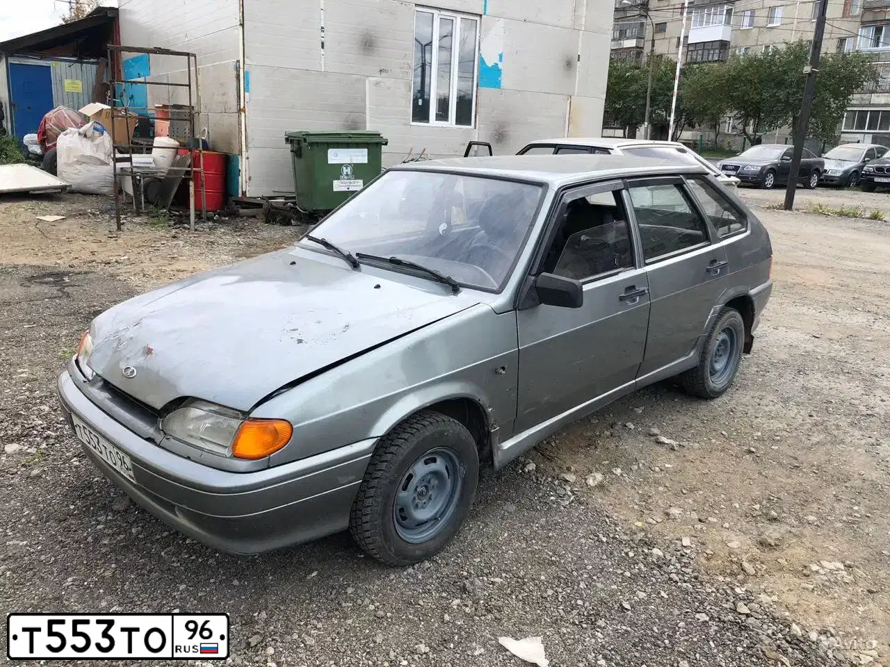 Фото автомобиля LADA 2114 SAMARA, 2007 — госномер У525СС72. Цвет: СЕРО-ЗЕЛЕНЫЙ