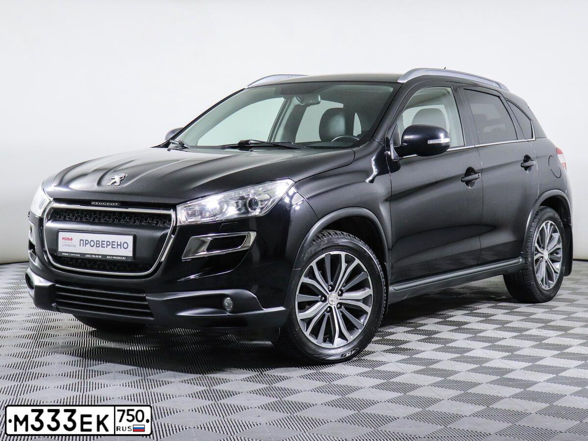 Фото автомобиля PEUGEOT 4008, 2012 — госномер Р577КХ797. Цвет: ЧЕРНЫЙ