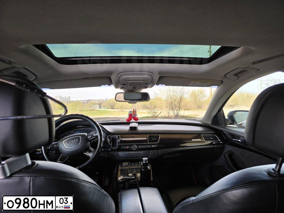 Фото автомобиля AUDI A8, 2014 — госномер М707НС138