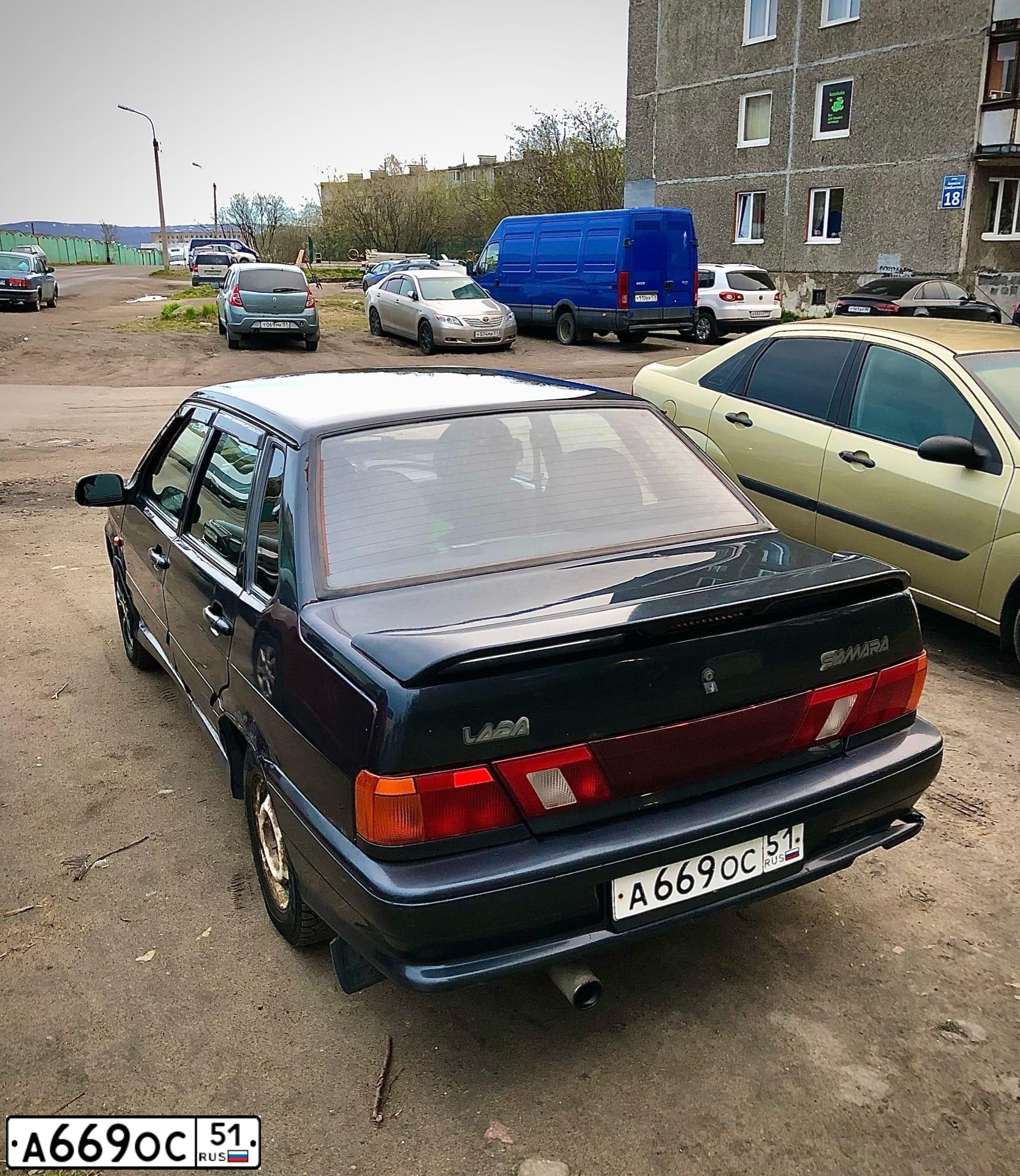 Фото автомобиля LADA 2115 SAMARA, 2008 — госномер К865ЕС40. Цвет: ГРАФИТОВЫЙ МЕТАЛЛИК