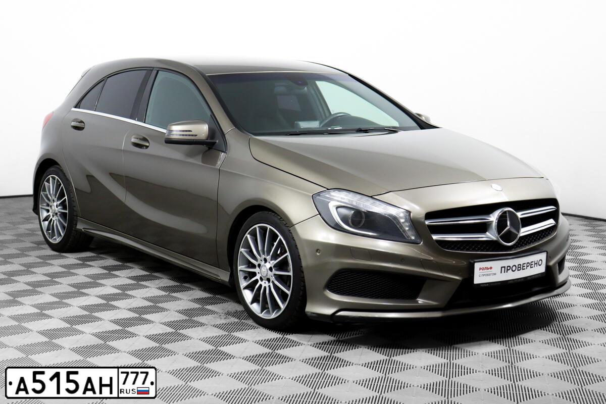 Фото автомобиля MERCEDES A-KLASSE, 2013 — госномер Н915РК790. Цвет: СЕРЫЙ