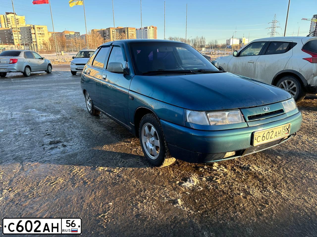 Фото автомобиля LADA 2112, 2005 — госномер С602АН56. Цвет: СИНЕ-ЗЕЛЕНЫЙ