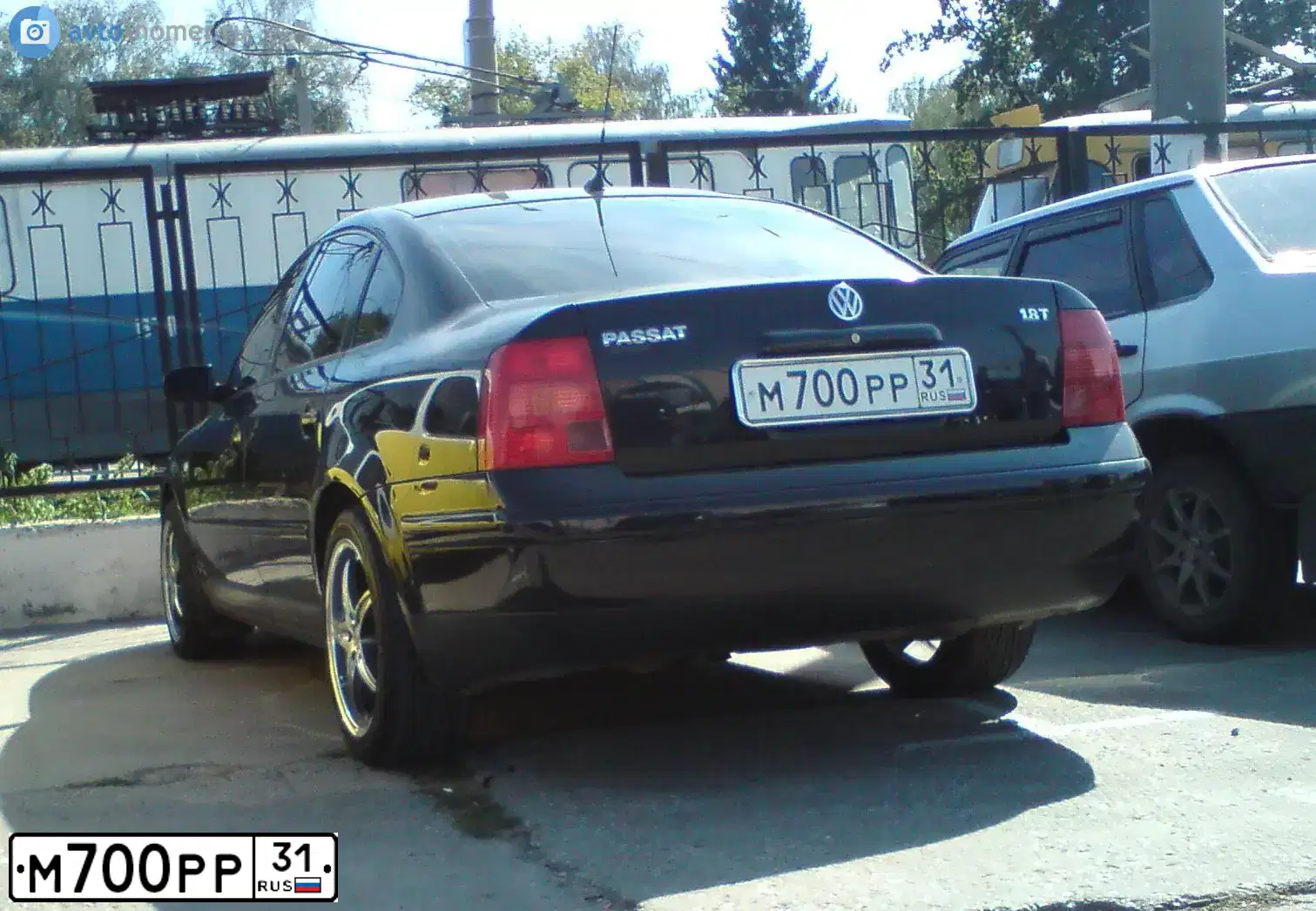Фото автомобиля VOLKSWAGEN PASSAT, 1999 — госномер С019ТК43. Цвет: ЧЕРНЫЙ