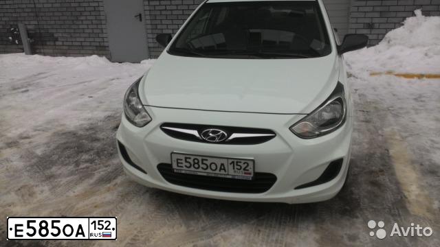 Фото автомобиля HYUNDAI SOLARIS, 2011 — госномер С405НС152. Цвет: ЧЕРНЫЙ