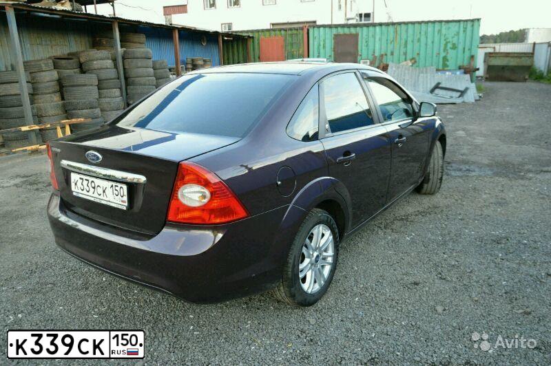 Фото автомобиля FORD FOCUS, 2008 — госномер У125ТТ152. Цвет: ФИОЛЕТОВЫЙ