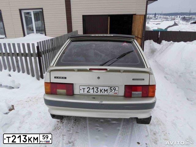 Фото автомобиля LADA 2114, 2007 — госномер С323НН124. Цвет: БЕЖЕВЫЙ