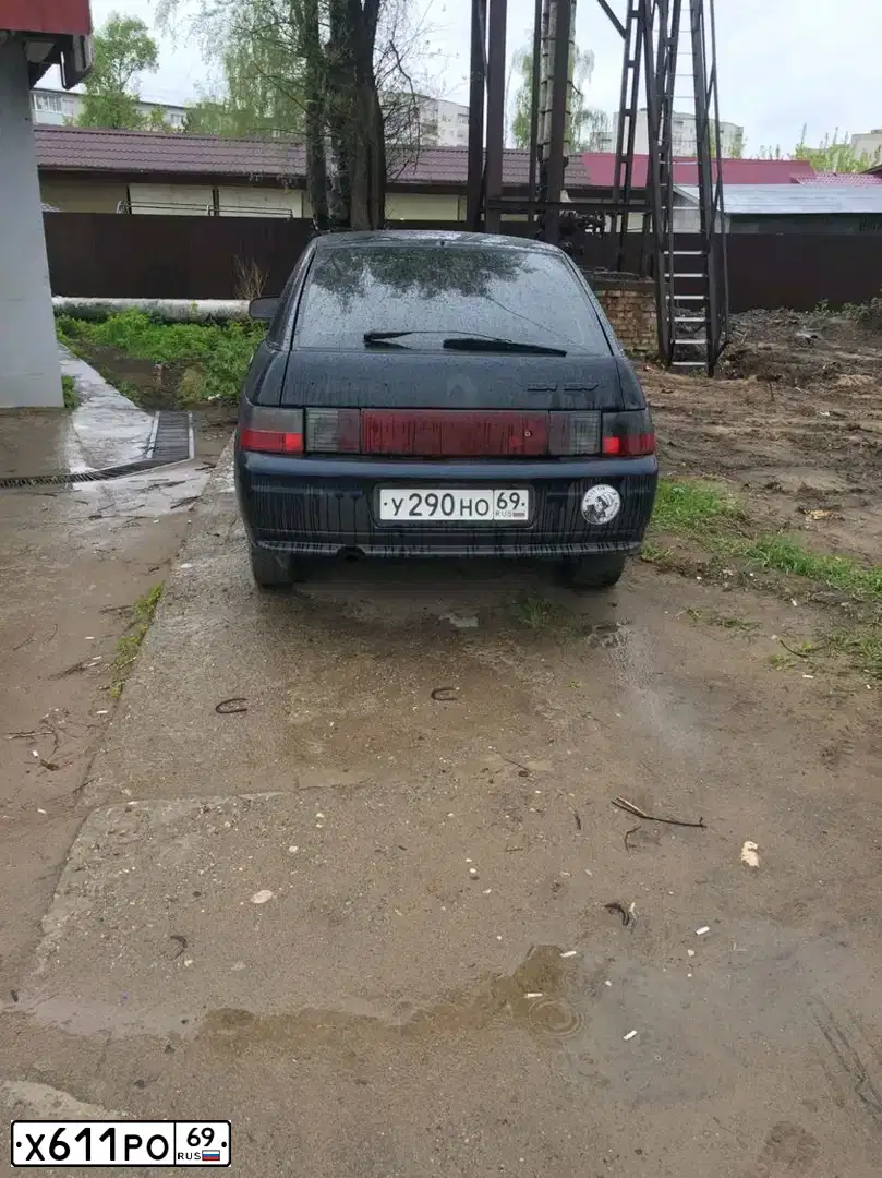 Фото автомобиля LADA GRANTA, 2014 — госномер Т335УМ05. Цвет: ЧЕРНЫЙ