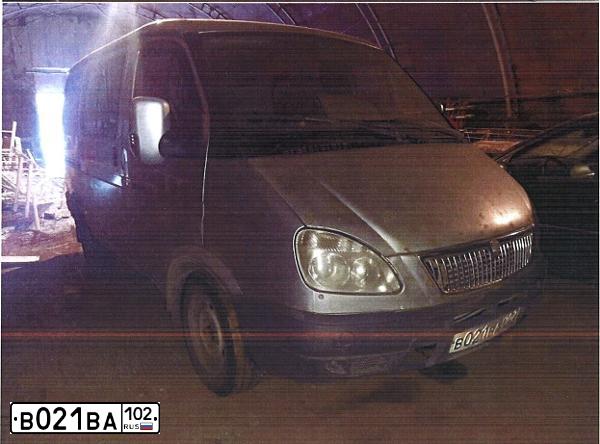 Фото автомобиля ГАЗ 2217, 2007 — госномер В021ВА102. Цвет: АЙС