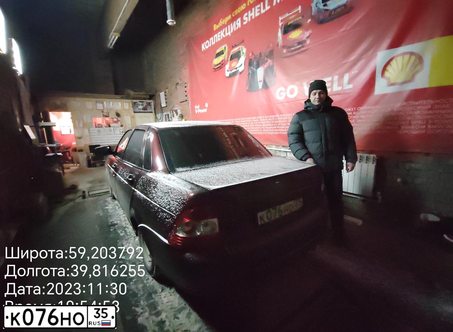Фото автомобиля DATSUN ON-DO, 2014 — госномер К076НО35. Цвет: БЕЛЫЙ