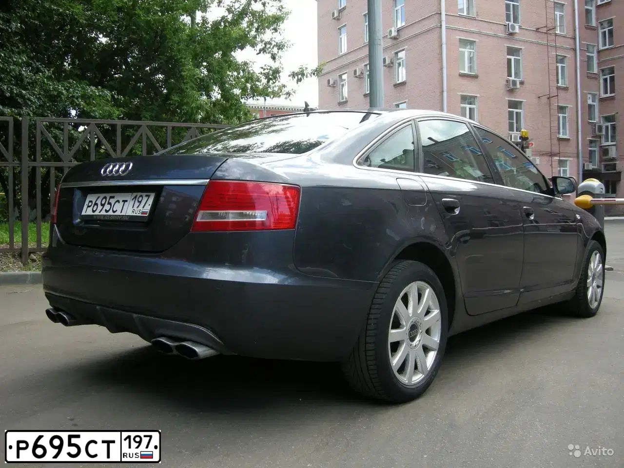 Фото автомобиля AUDI A6, 2005 — госномер У256ВХ152. Цвет: СЕРЫЙ ТЕМНЫЙ