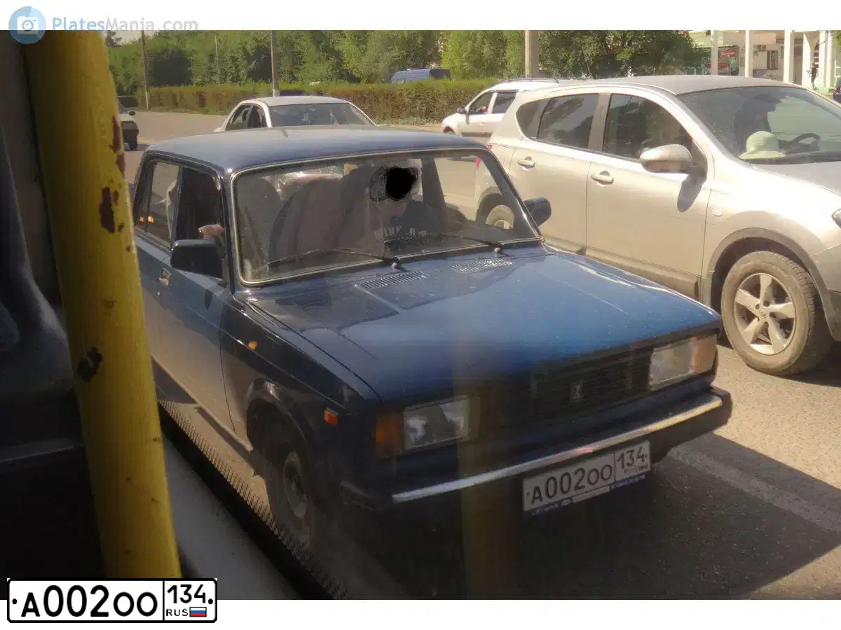 Фото автомобиля LADA 2105, 2004 — госномер О466СМ34. Цвет: СИНЕ-ЗЕЛЕНЫЙ