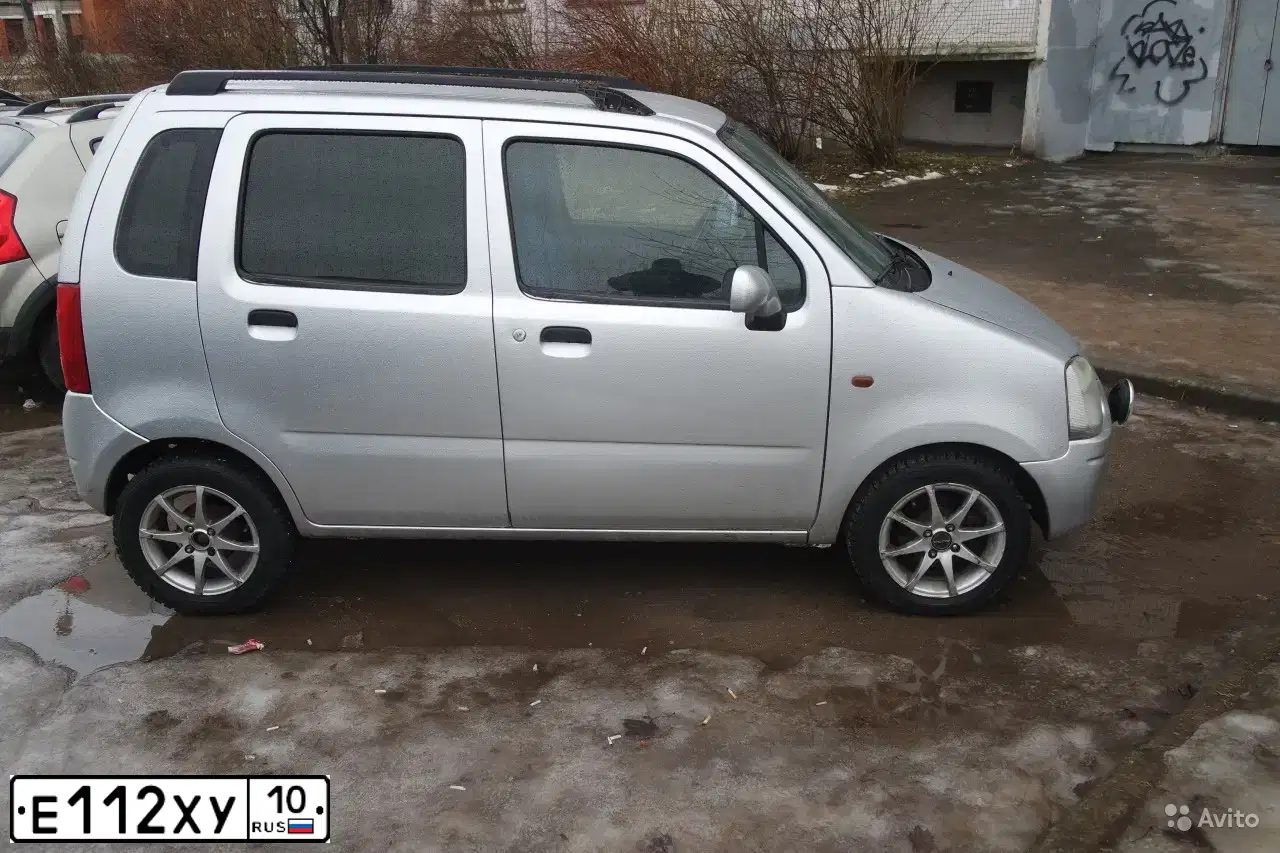 Фото автомобиля OPEL AGILA, 2001 — госномер С205ТУ60. Цвет: Серебристый
