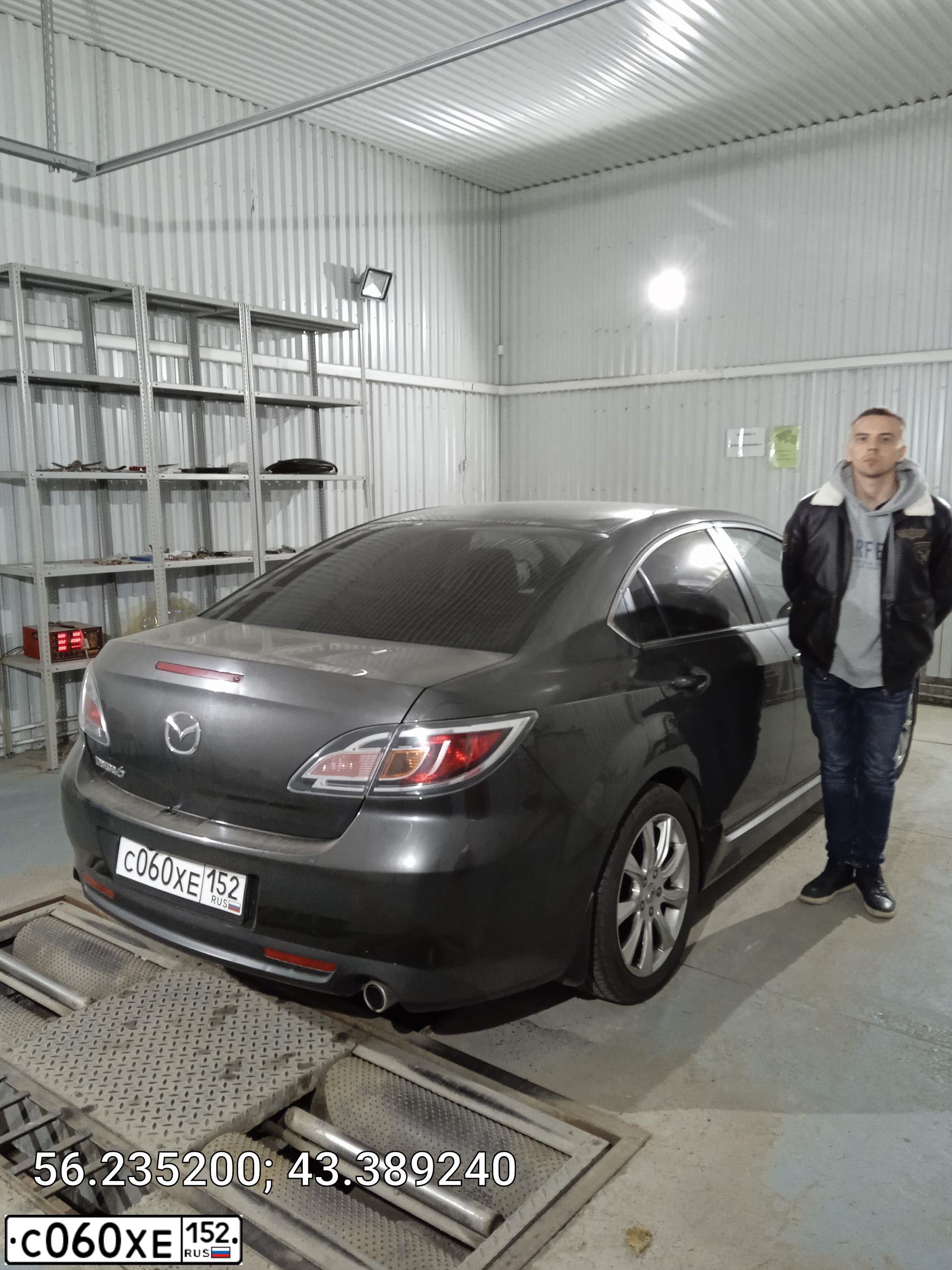 Фото автомобиля MAZDA 6, 2010 — госномер С060ХЕ152. Цвет: ТЕМНО-СЕРЫЙ