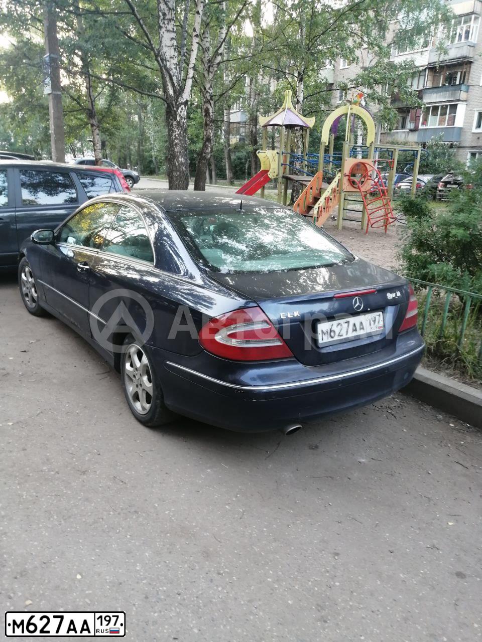 Фото автомобиля МЕРСЕДЕС-БЕНЦ МЕРСЕДЕС-БЕНЦ CLK 240, 2002 — госномер М931ТР76