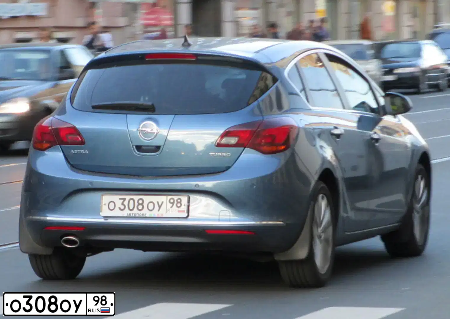 Фото автомобиля PEUGEOT 308, 2010 — госномер С357РС178. Цвет: ЧЕРНЫЙ