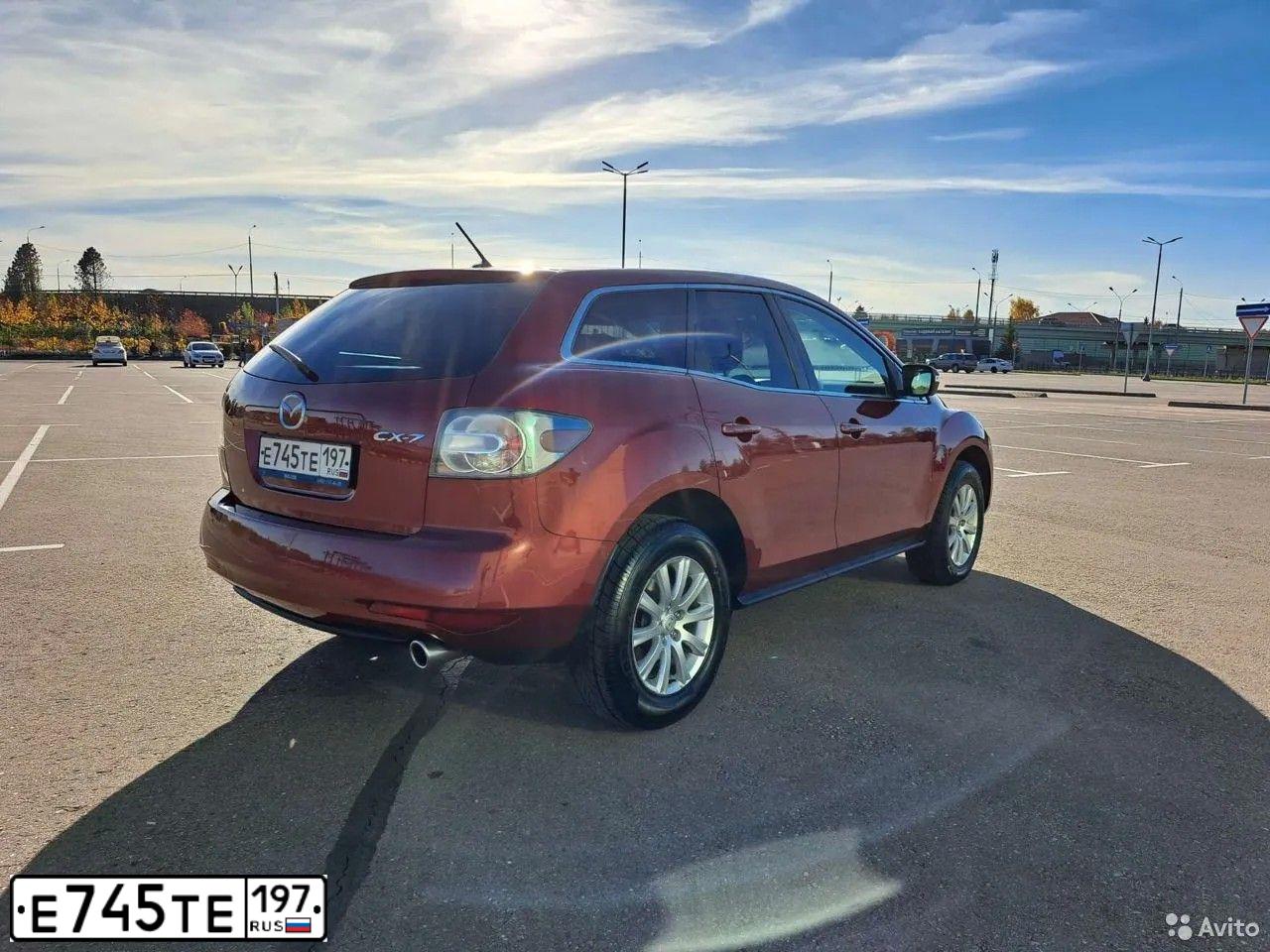Фото автомобиля MAZDA CX-7, 2011 — госномер М904МА797. Цвет: КРАСНЫЙ