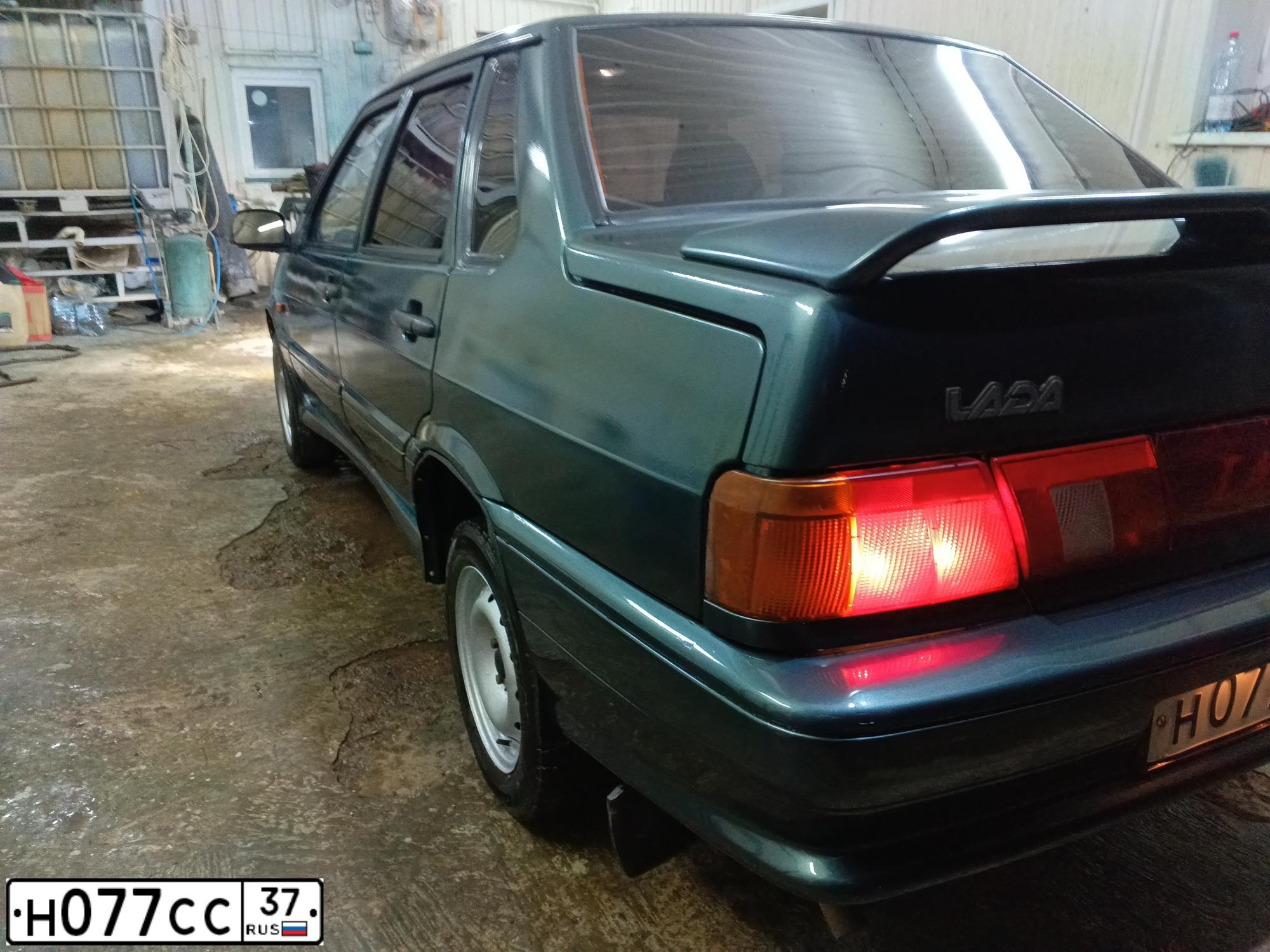 Фото автомобиля LADA 2115 SAMARA, 2006 — госномер Р340МС76. Цвет: СЕРО-ЗЕЛЕНЫЙ
