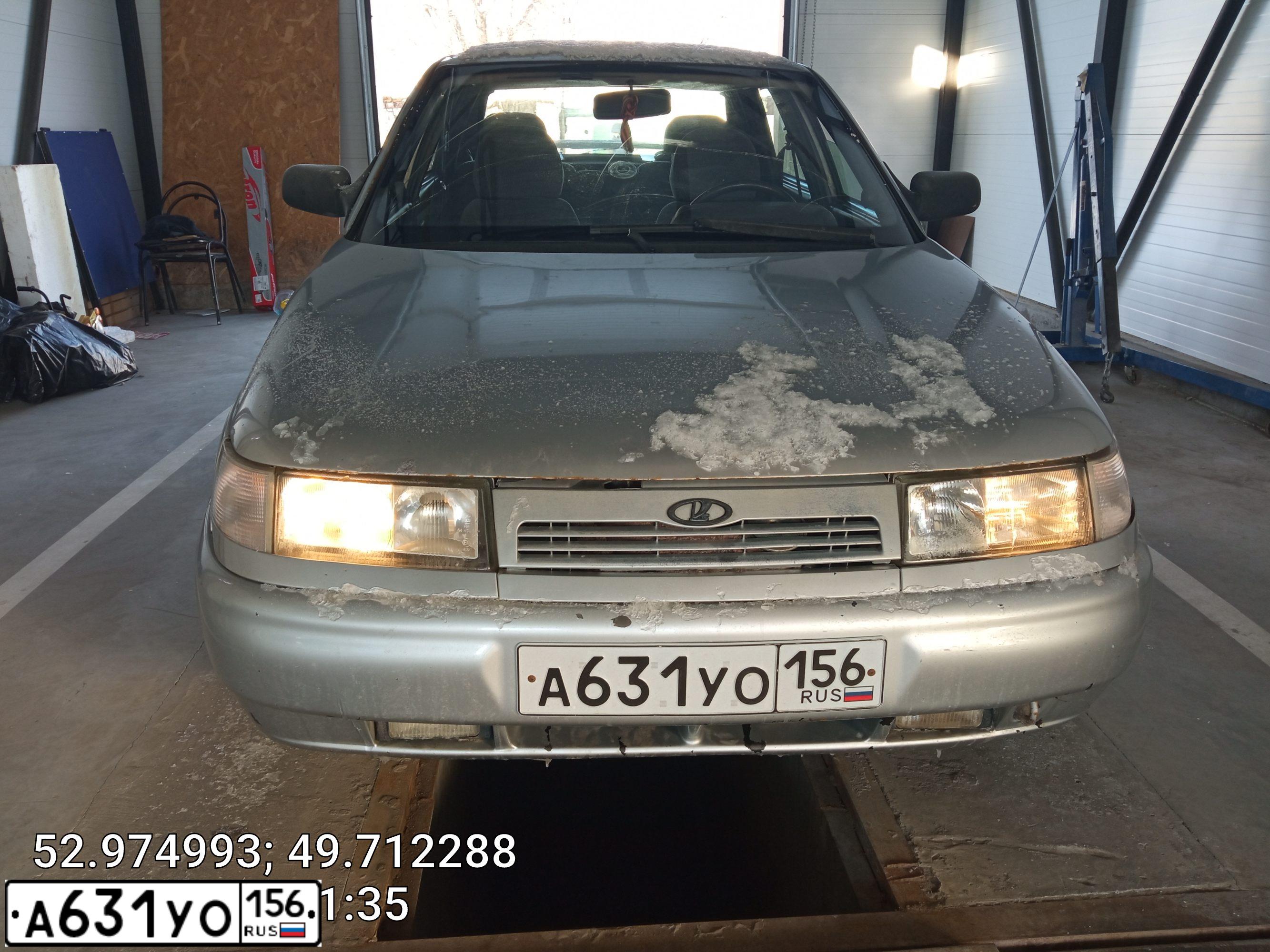 Фото автомобиля LADA 2110, 2003 — госномер Е505ЕМ774. Цвет: Серебристый