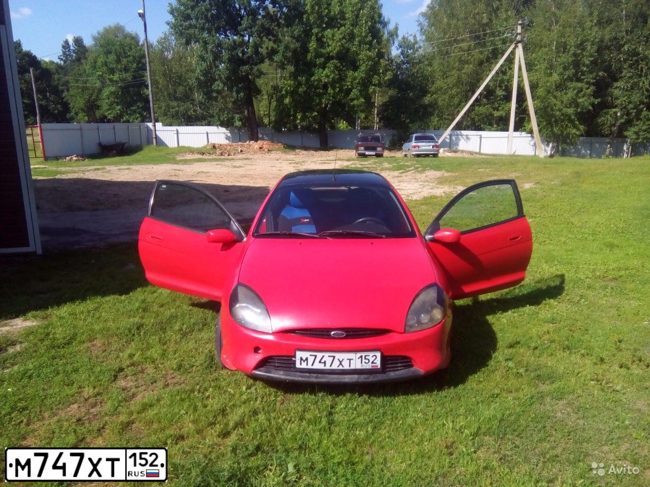 Фото автомобиля FORD PUMA, 1998 — госномер К366ЕА152. Цвет: КРАСНЫЙ