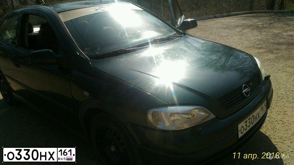 Фото автомобиля OPEL ASTRA, 1999 — госномер Т044ВО761. Цвет: ЗЕЛЕНЫЙ