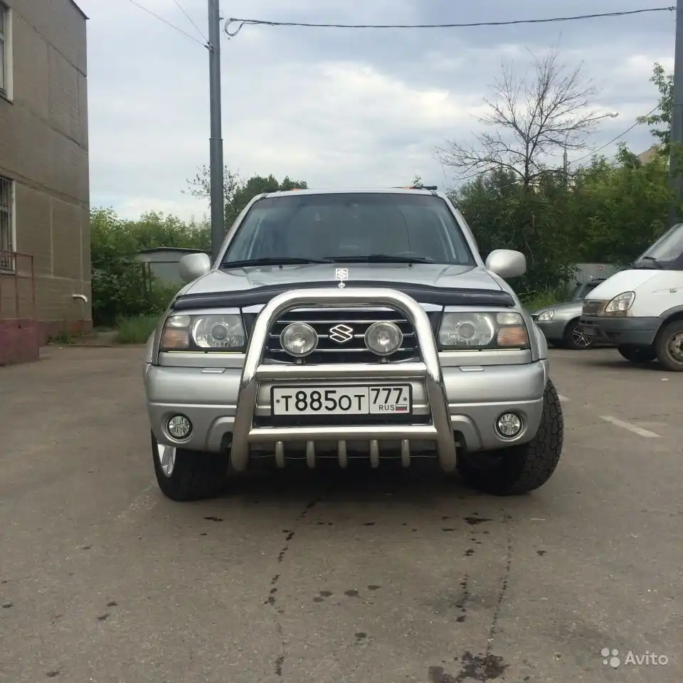 Фото автомобиля SUZUKI /GRAND/ VITARA, 2003 — госномер Т134АА790. Цвет: СЕРЕБРИСТЫЙ