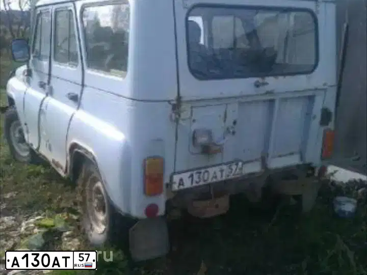 Фото автомобиля UAZ 3151 / HUNTER, 1999 — госномер А130АТ57. Цвет: БЕЛАЯ НОЧЬ