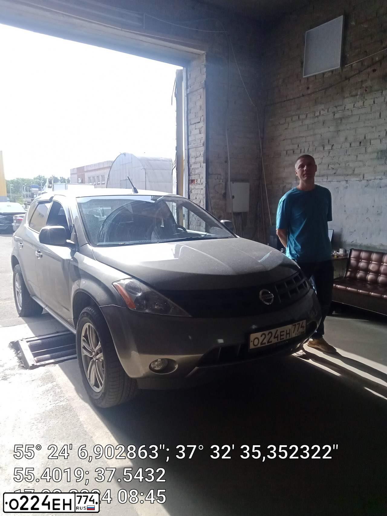 Фото автомобиля NISSAN MURANO, 2004 — госномер М257ВР977