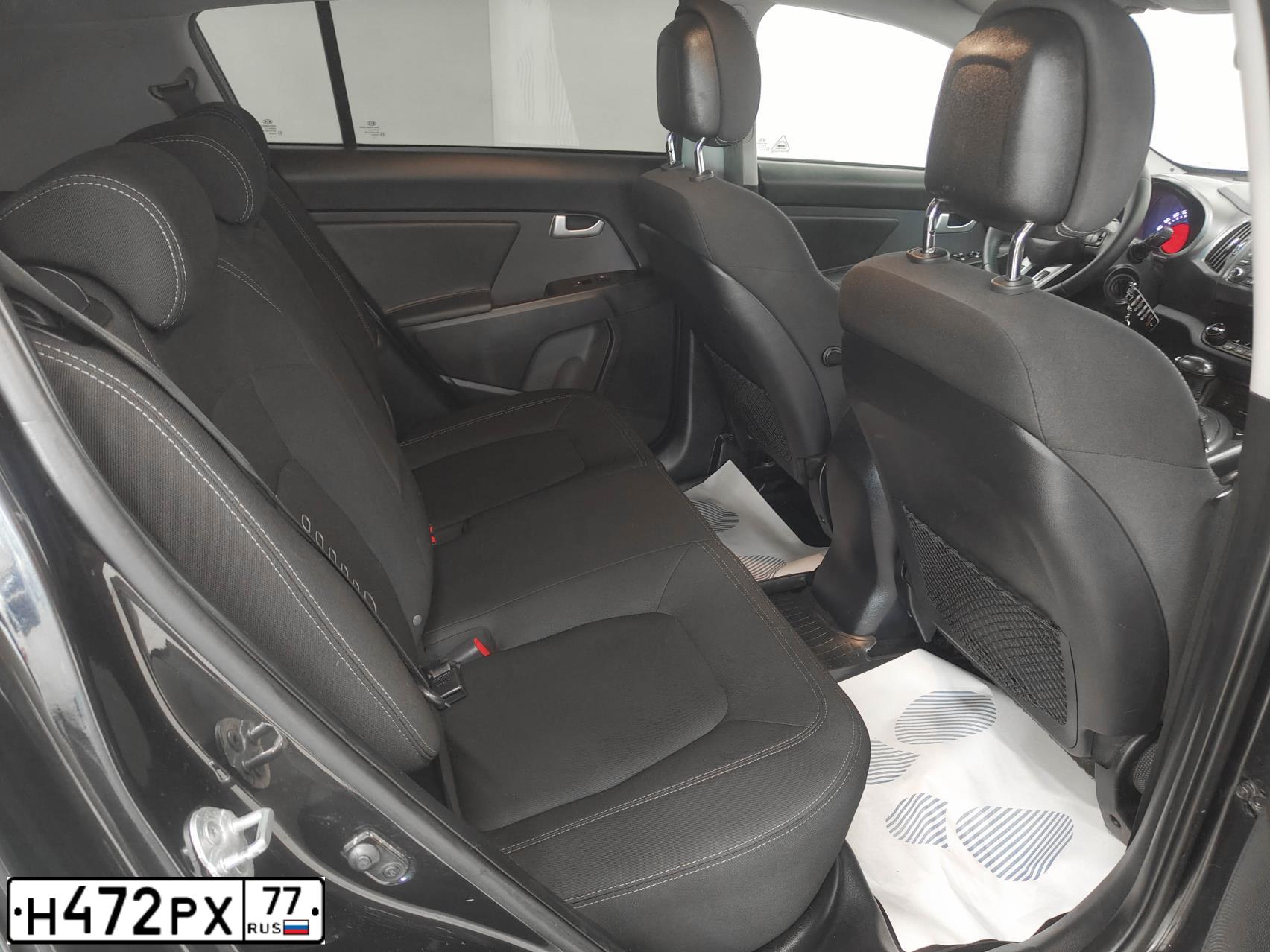 Фото автомобиля KIA SPORTAGE, 2013 — госномер У910ТР71. Цвет: ЧЕРНЫЙ