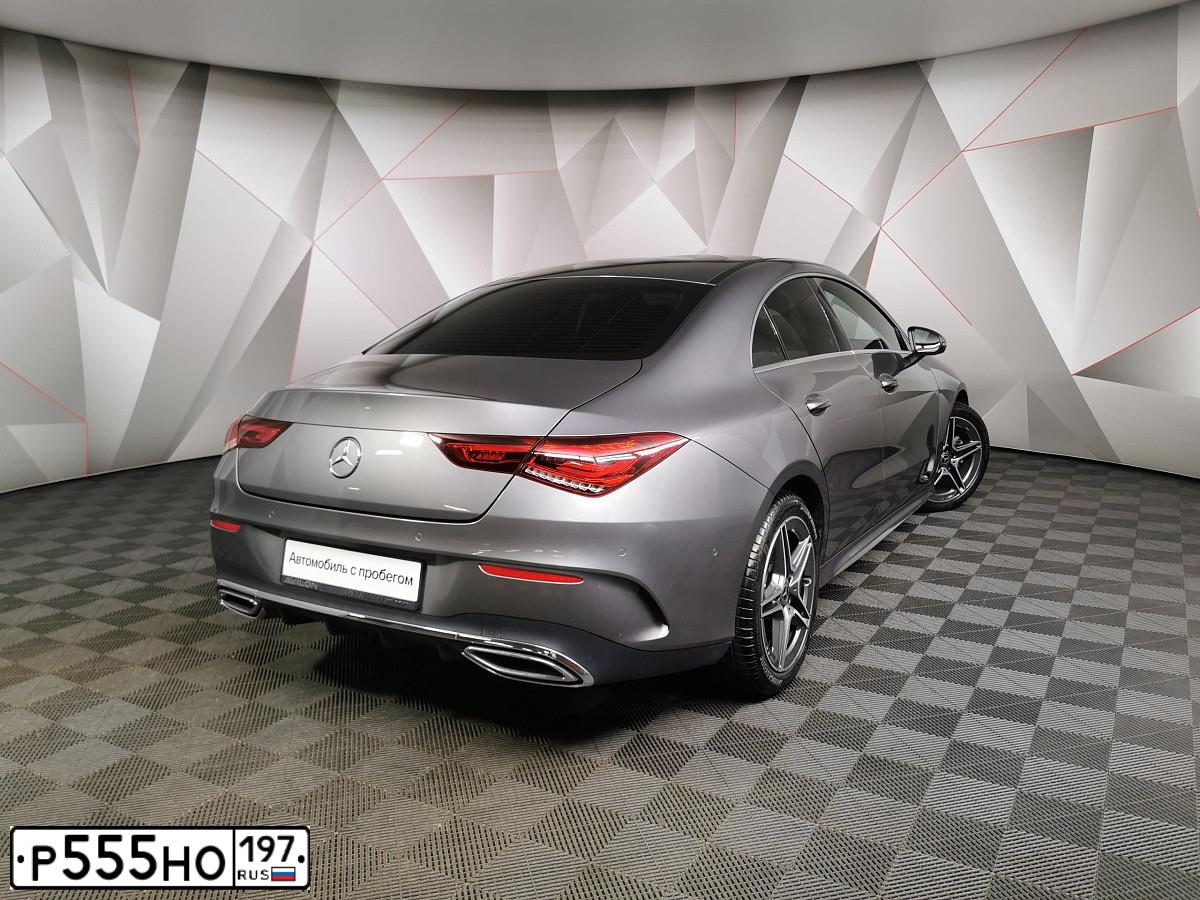 Фото автомобиля MERCEDES CLA-KLASSE, 2020 — госномер Н586ТВ702. Цвет: СЕРЫЙ