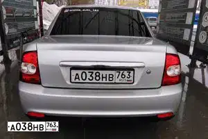 Фото автомобиля LADA PRIORA, 2012 — госномер А645АС181. Цвет: Серебристый
