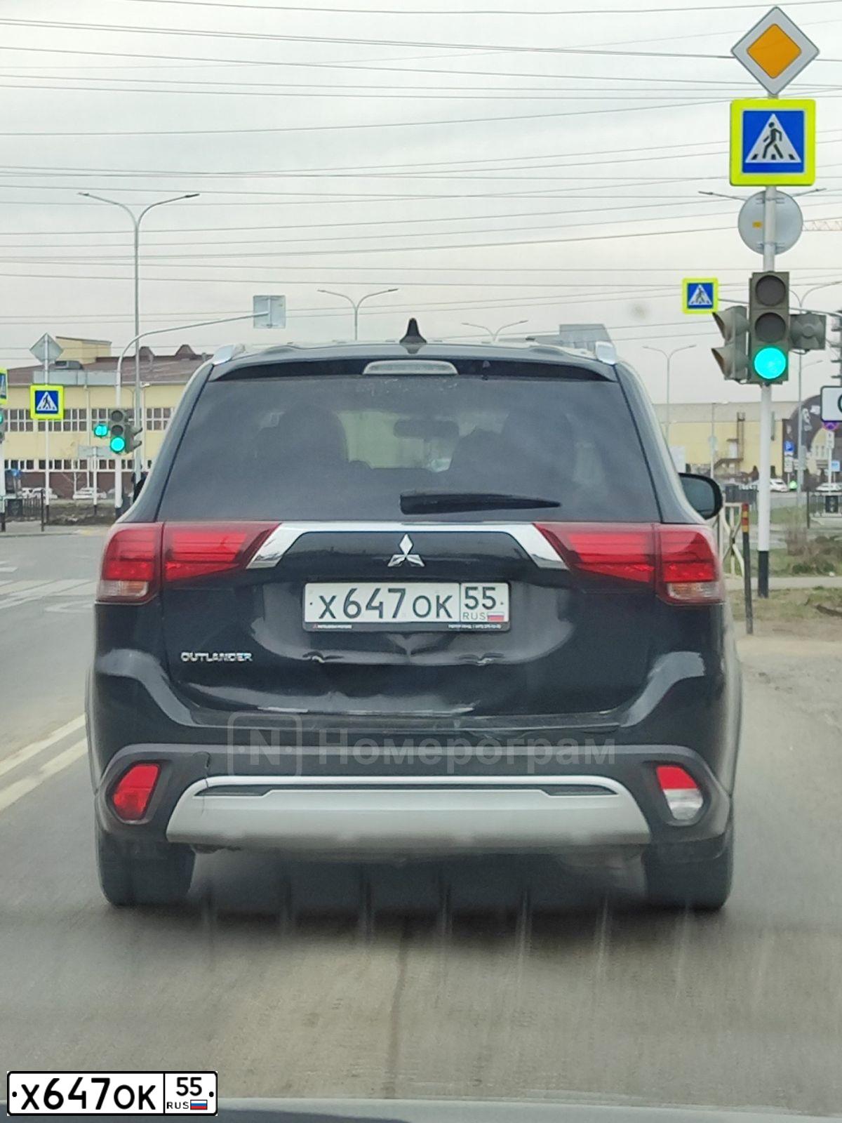 Фото автомобиля MITSUBISHI OUTLANDER, 2020 — госномер Х170ВВ36