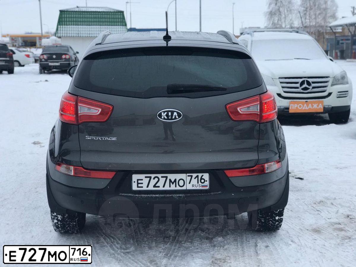 Фото автомобиля KIA SPORTAGE, 2012 — госномер А716ЕО716. Цвет: ТЕМНО-СЕРЫЙ