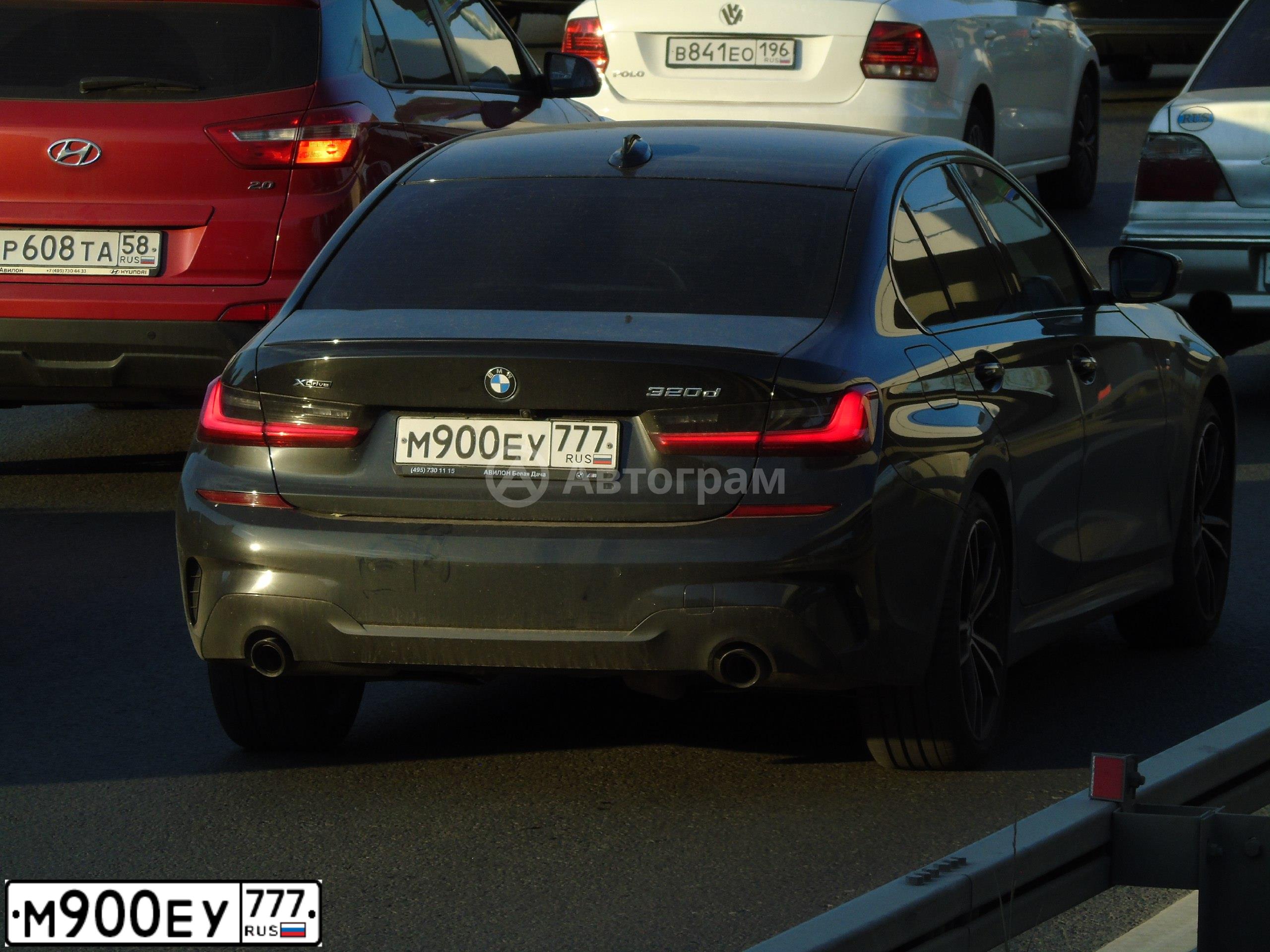 Фото автомобиля BMW 320 I XDRIVE, 2014 — госномер В394УС147. Цвет: КРАСНЫЙ