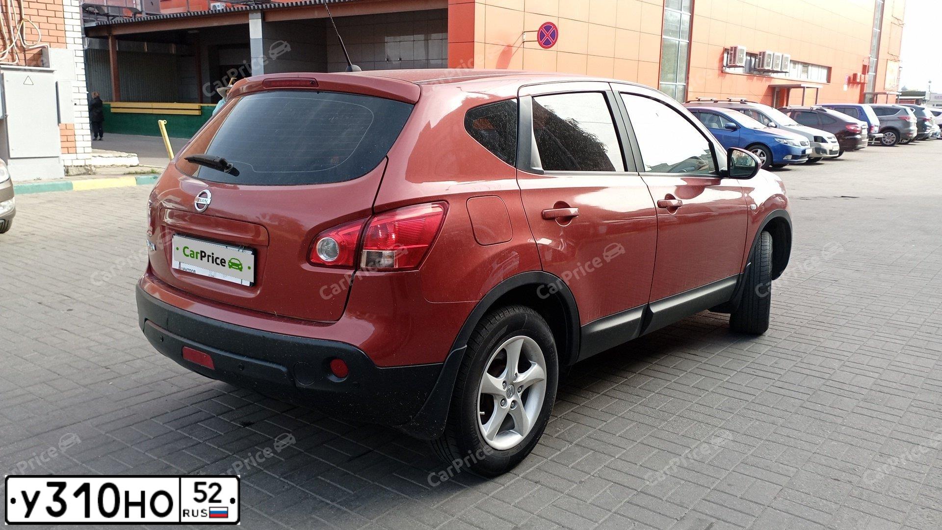 Фото автомобиля НИССАН КАШКАЙ 2.0 TEKHA, 2008 — госномер У623КЕ152. Цвет: ТЕМНО-КРАСНЫЙ