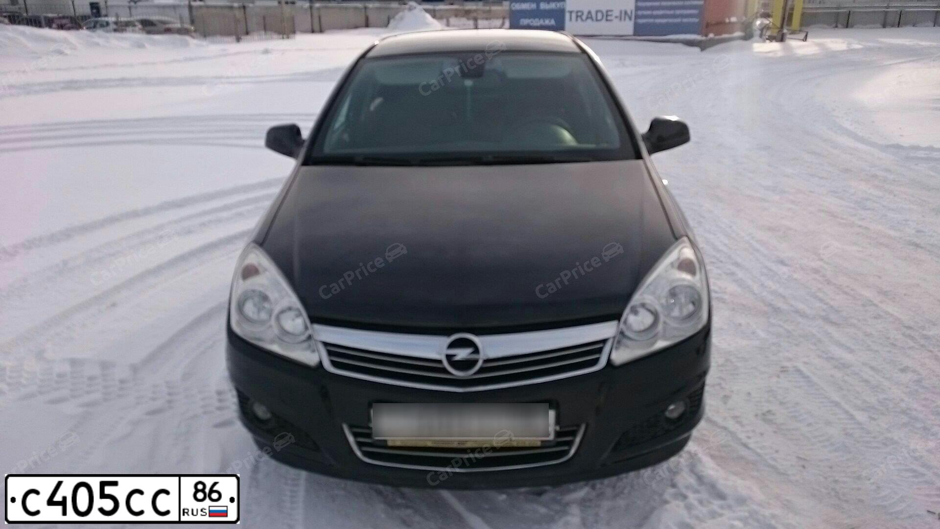 Фото автомобиля OPEL ASTRA, 2009 — госномер С405СС86. Цвет: ЧЕРНЫЙ