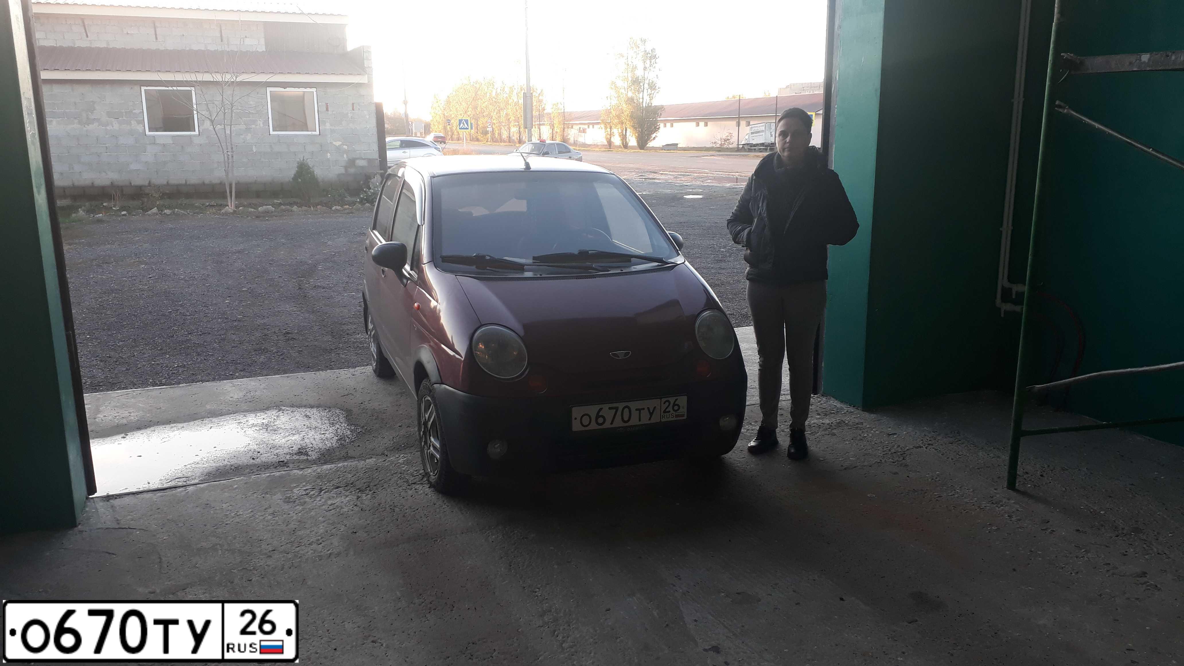 Фото автомобиля DAEWOO MATIZ, 2008 — госномер Р283РТ126