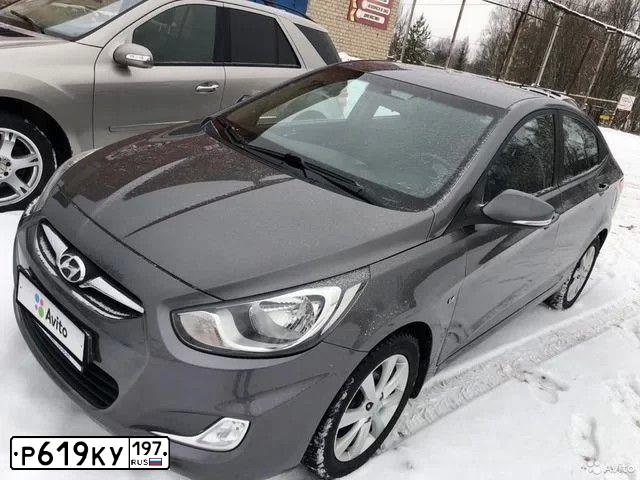 Фото автомобиля HYUNDAI SOLARIS, 2011 — госномер Н600НВ790. Цвет: ТЕМНО-СЕРЫЙ