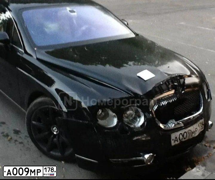 Фото автомобиля BENTLEY CONTINENTAL, 2003 — госномер А009МР178. Цвет: ЧЕРНЫЙ