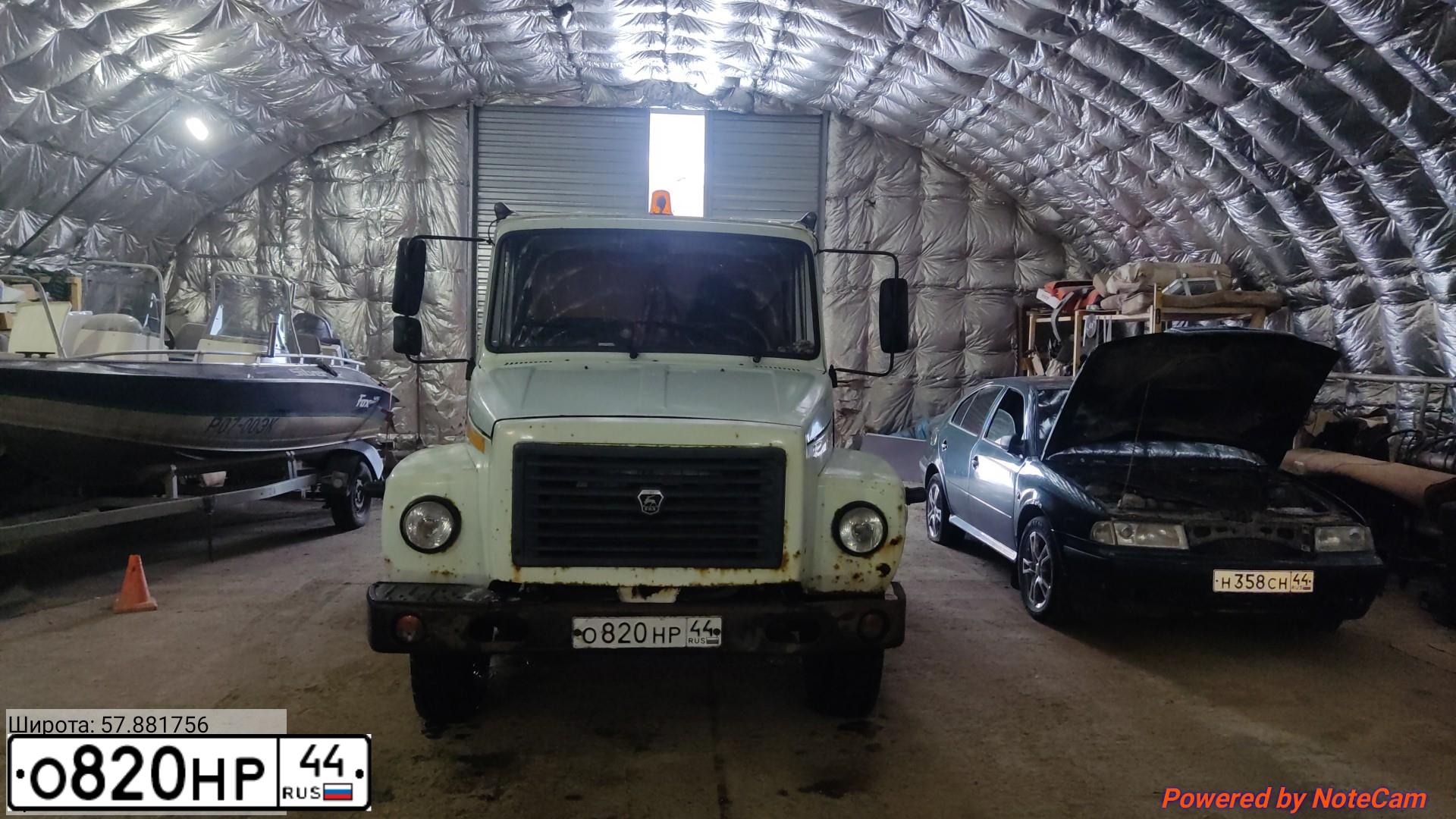 Фото автомобиля ГАЗ 3309, 2011 — госномер О820НР44