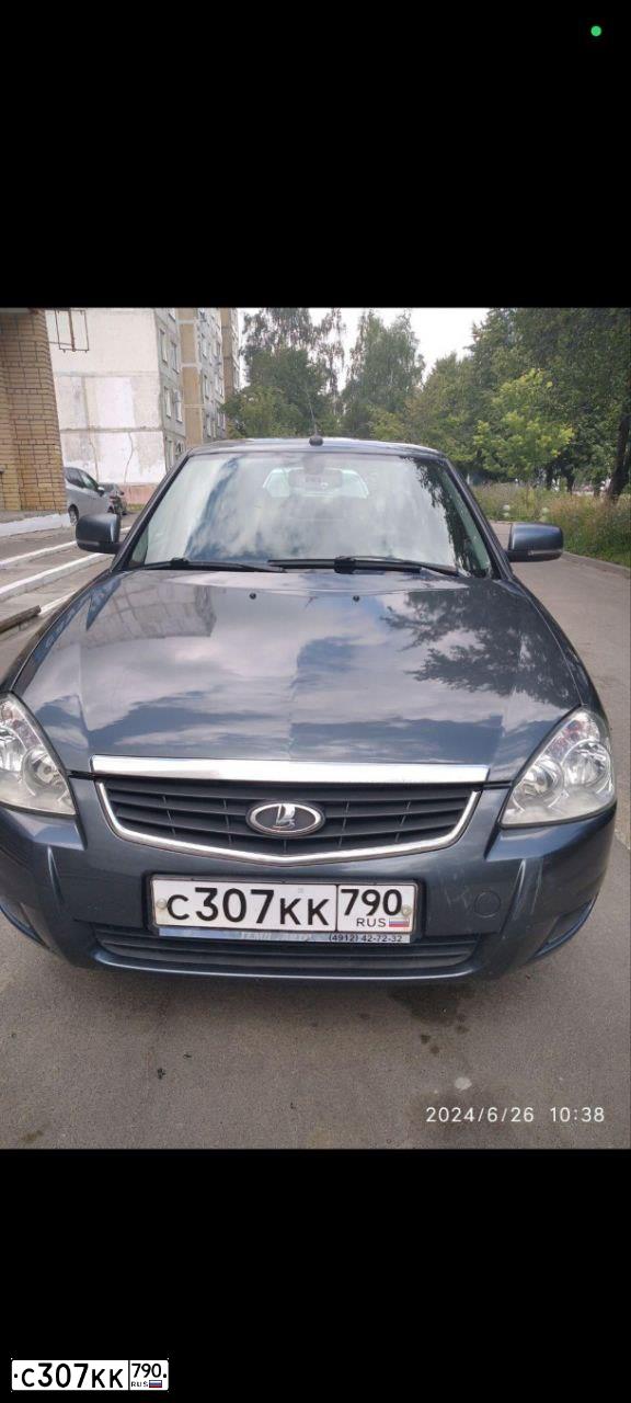 Фото автомобиля LADA 2172 PRIORA, 2012 — госномер С307КК790. Цвет: синий