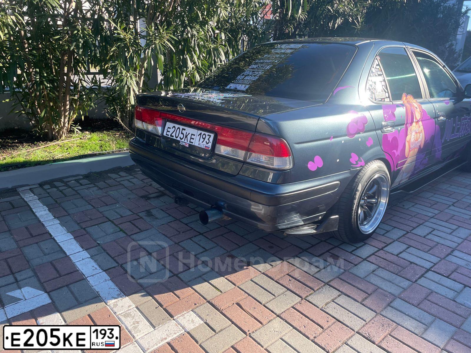 Фото автомобиля NISSAN SUNNY, 2001 — госномер Е205КЕ193